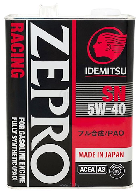 Фотографии Idemitsu Zepro Racing 5W-40 4л