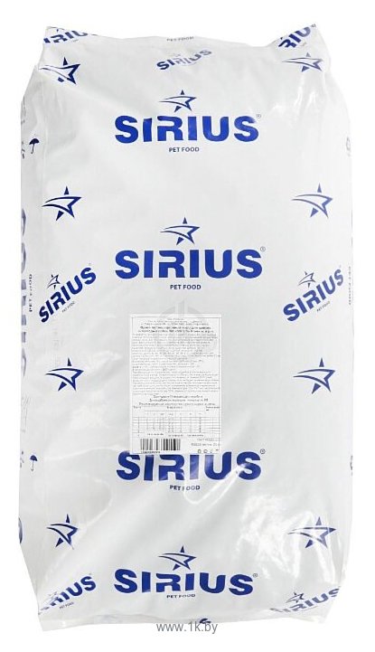 Фотографии Sirius (20 кг) Ягненок с рисом для щенков и молодых собак