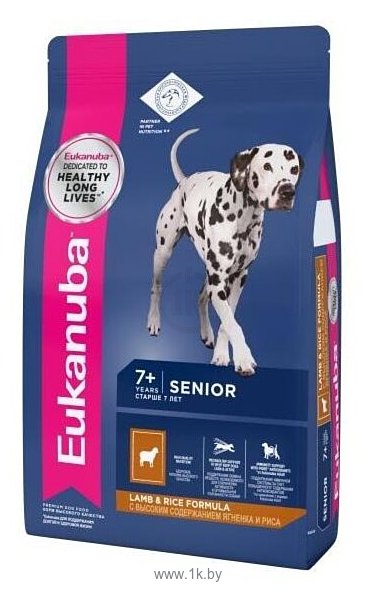 Фотографии Eukanuba (12 кг) Mature & Senior Dry Dog Food For All Breeds Lamb & Rice