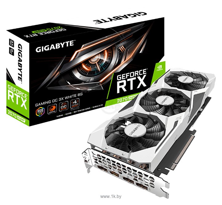 Фотографии GIGABYTE GeForce RTX 2070 SUPER GAMING OC 3X WHITE
