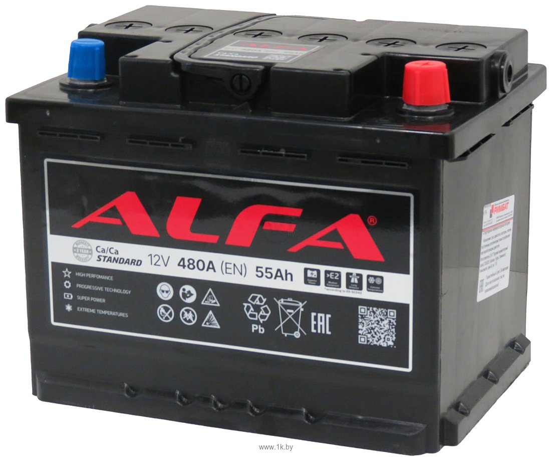 Фотографии ALFA Standard 55 R+ (55Ah)