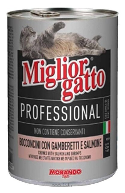 Фотографии Miglior Gatto Professional Line Shrimps and Salmon