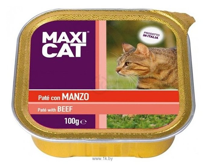 Фотографии MaxiCat Паштет с говядиной