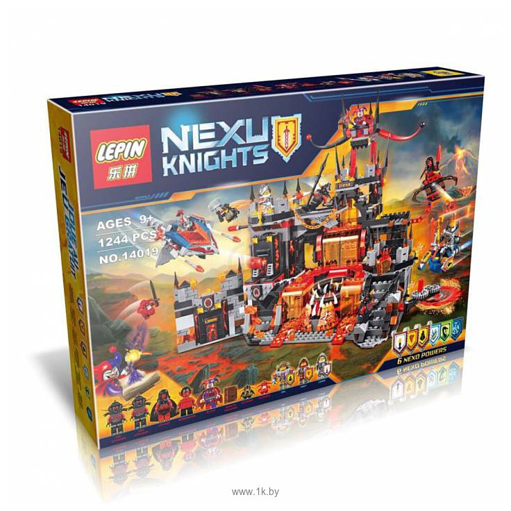 Фотографии Lepin Nexu Knights 14019 Логово Джестро аналог Lego 70323