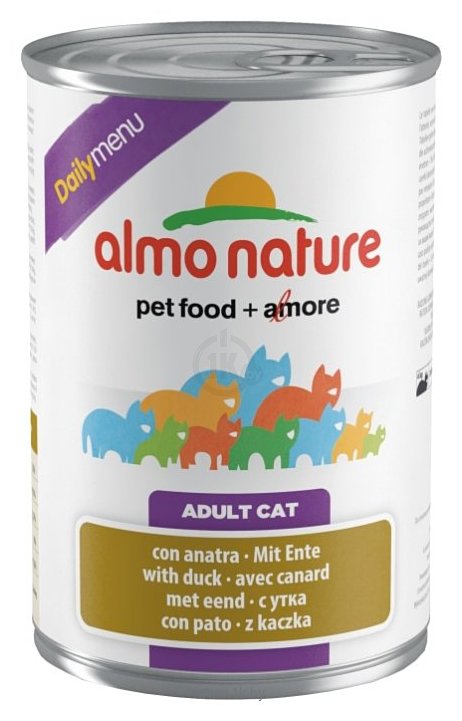 Фотографии Almo Nature DailyMenu Adult Cat Duck (0.4 кг) 1 шт.