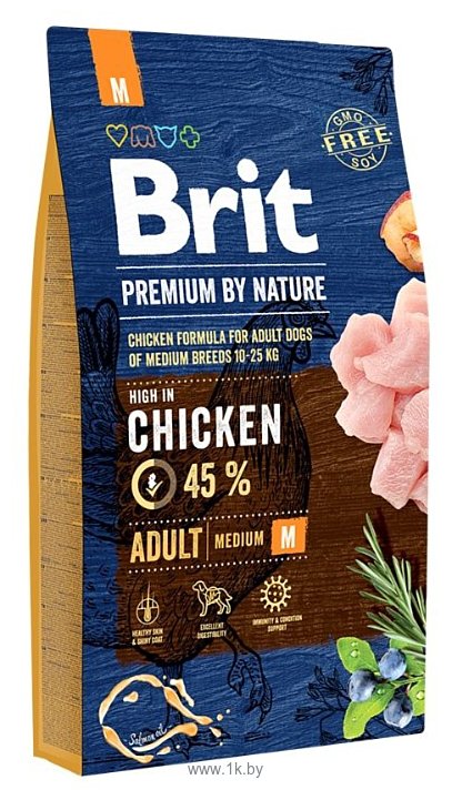 Фотографии Brit (8 кг) Premium by Nature Adult M
