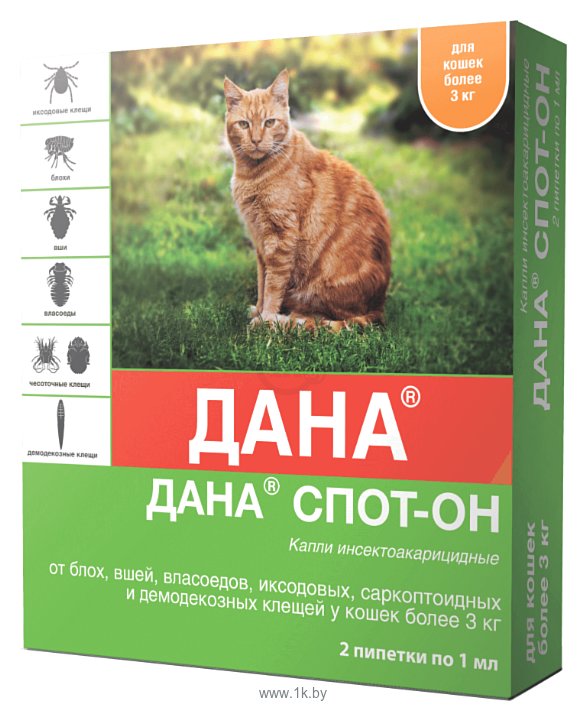 Фотографии Apicenna Дана Спот-Он для кошек более 3 кг