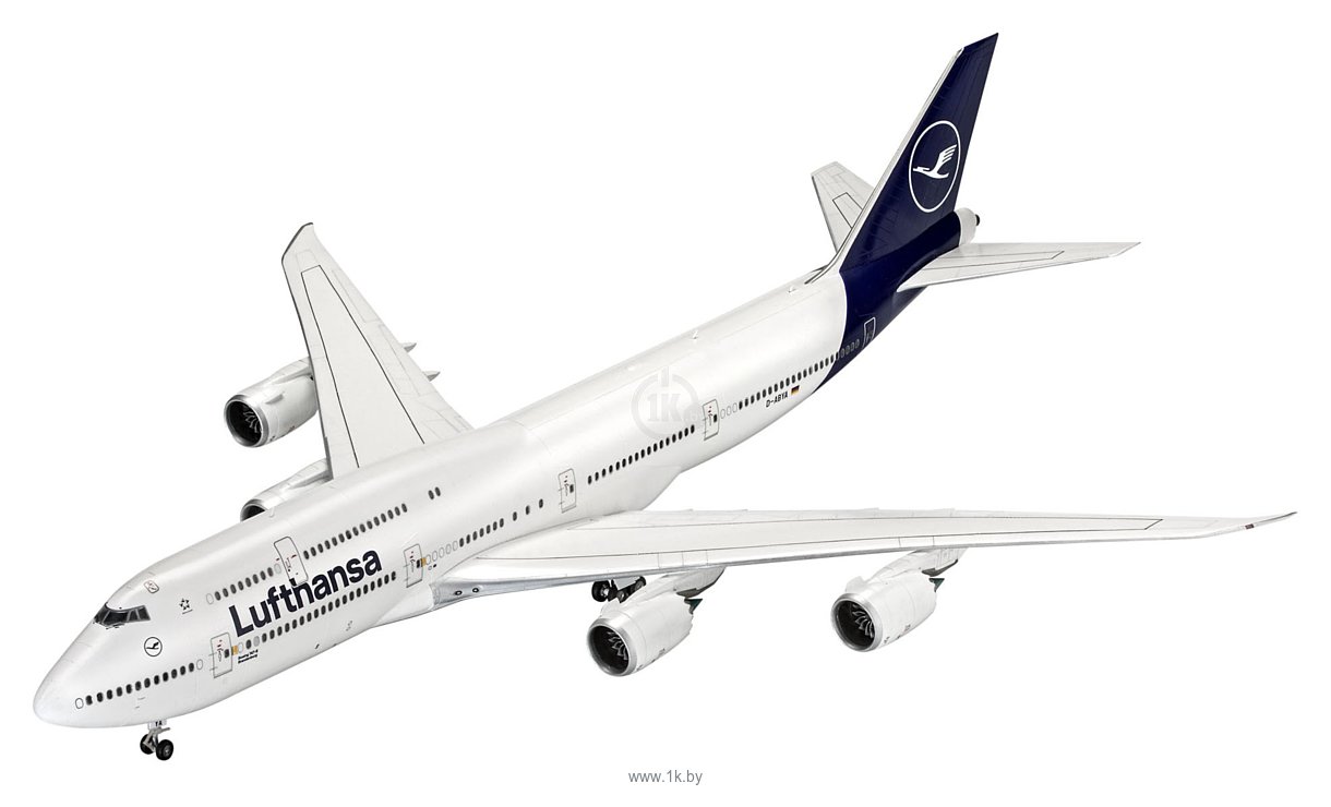 Фотографии Revell 03891 Boeing 747-8 Lufthansa New Livery