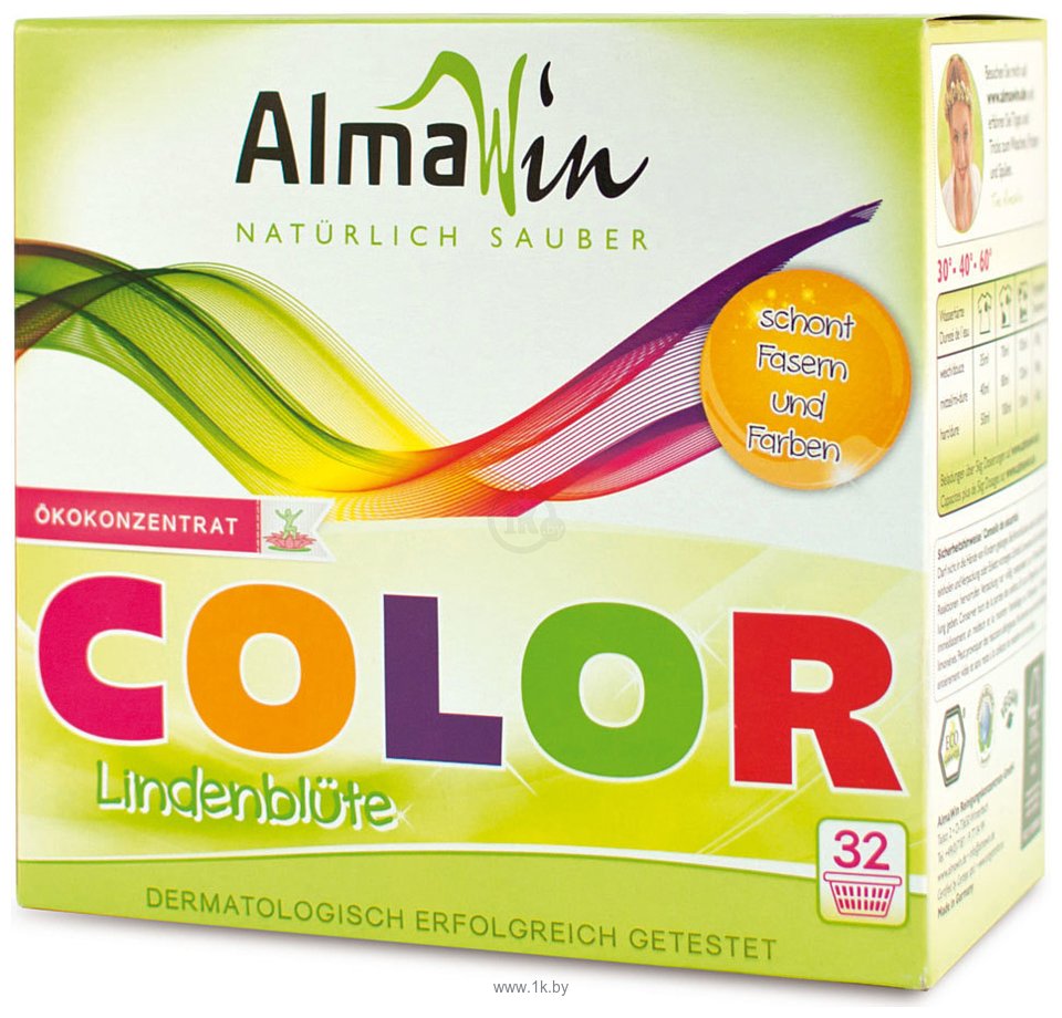 Фотографии Almawin для цветного белья с экстрактом липы 1 кг