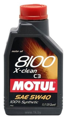 Фотографии Motul 8100 X-clean 5W40 1л