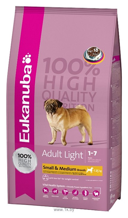 Фотографии Eukanuba Adult Dry Dog Light Small & Medium (15 кг)