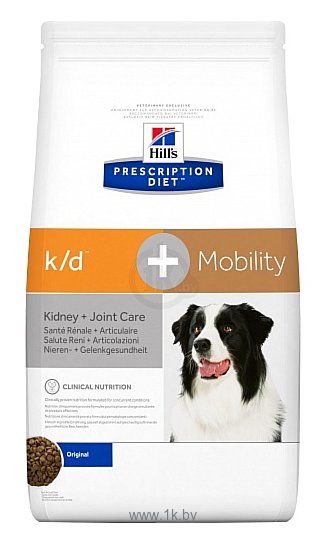 Фотографии Hill's Prescription Diet (2 кг) K/D+Mobility Canine Original dry