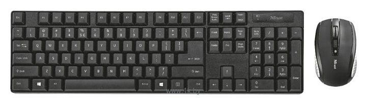 Фотографии Trust Ximo Wireless Keyboard & Mouse black USB