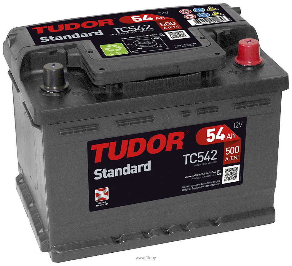 Фотографии Tudor Standard TC542 (54Ah)