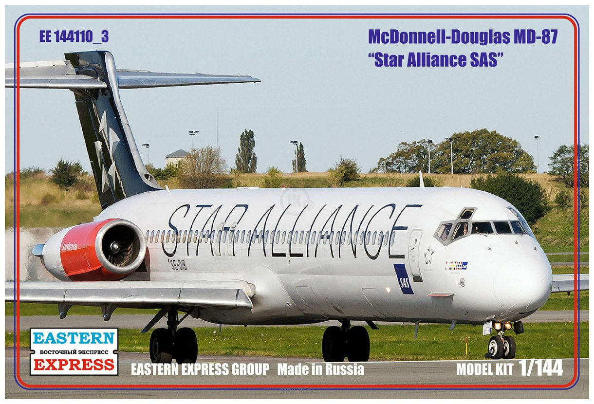 Фотографии Eastern Express Авиалайнер MD-87 Star Alliance SAS EE144110-3