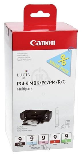 Фотографии Canon PGI-9 MBK/PC/PM/R/G (1033B013)