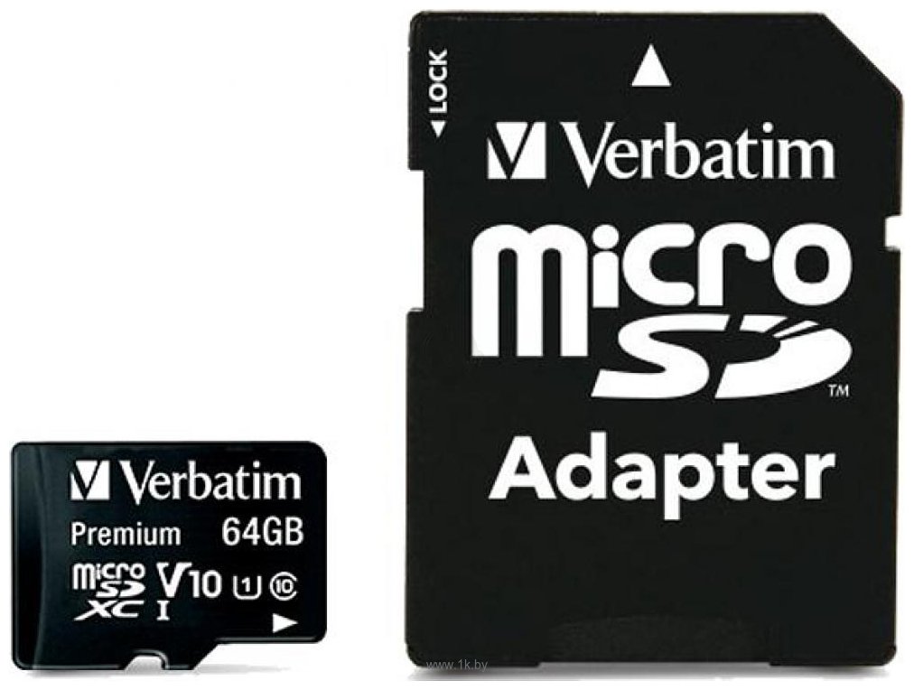 Фотографии Verbatim Premium 44084 64GB + SD adapter