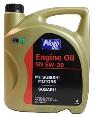 Фотографии Nord Oil Specific Line 5W-30 Mitsubishi/Subaru 4л