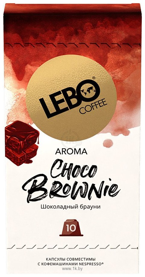 Фотографии LEBO Coffee Choco Brownie 10x5.5 г