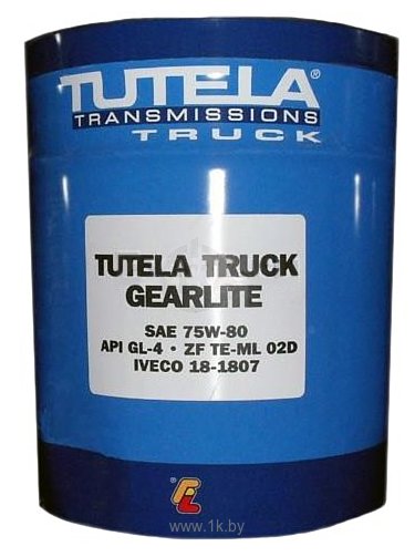Фотографии Tutela Truck Gearlite 75W-80 20л