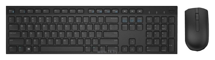 Фотографии DELL KM636 Wireless Keyboard and Mouse black USB