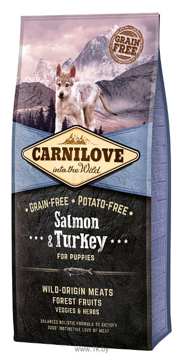 Фотографии Brit Carnilove Salmon & Turkey for puppies (12 кг)