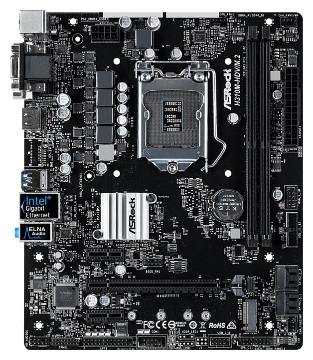 Фотографии ASRock H310M-HDV/M.2