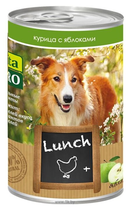 Фотографии Vita PRO (0.4 кг) 6 шт. Мясные рецепты Lunch для собак, курица с яблоками