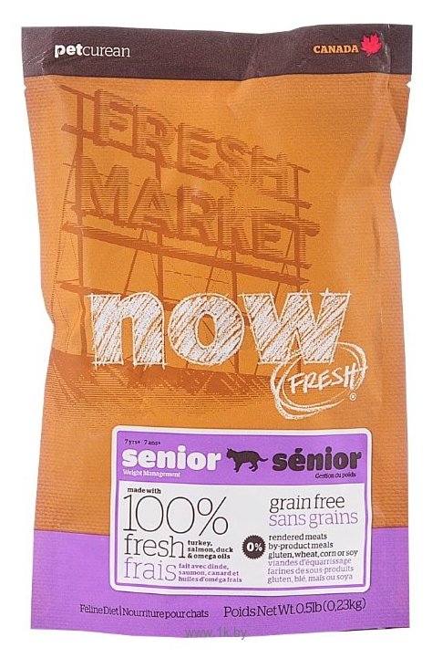 Фотографии NOW FRESH Grain Free Senior Cat Food Recipe (0.23 кг)