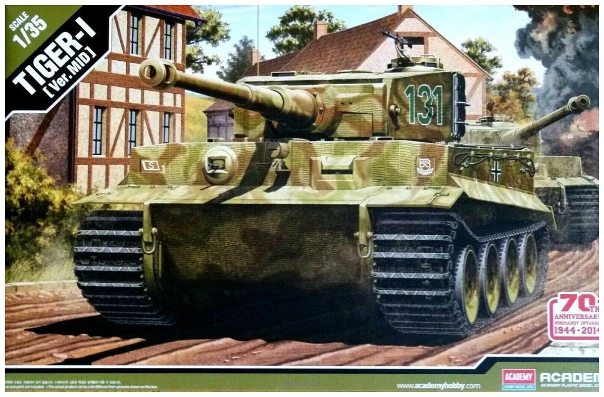 Фотографии Academy Tiger I MID Version. Annivers. 70 Normandy in. 1944 1/35 13287
