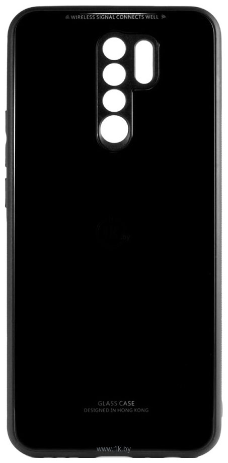 Фотографии Case Glassy для Xiaomi Redmi 9 (черный)