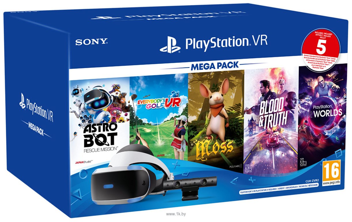 Фотографии Sony PlayStation VR v2 Mega Pack 2020