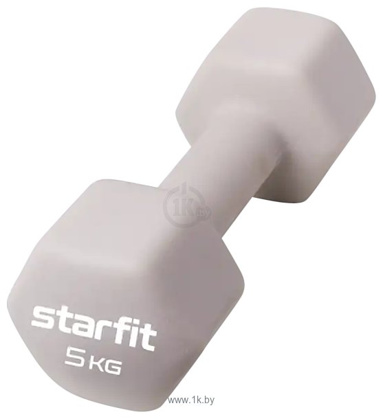 Фотографии Starfit DB-201 5 кг (тепло-серый пастель)