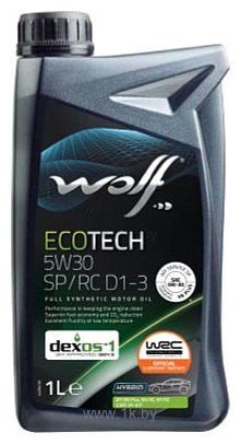 Фотографии Wolf EcoTech 5W-30 SP/RC D1-3 1л