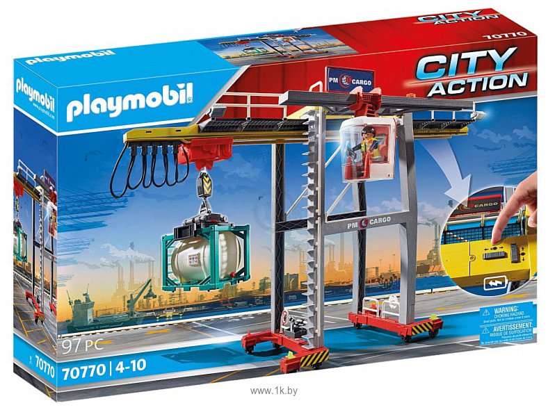 Фотографии Playmobil PM70770 Грузовой кран с контейнером