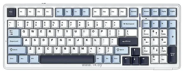 Фотографии AULA F99 white/blue/black