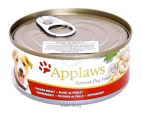 Фотографии Applaws Dog Chicken Breast canned (0.156 кг) 16 шт.