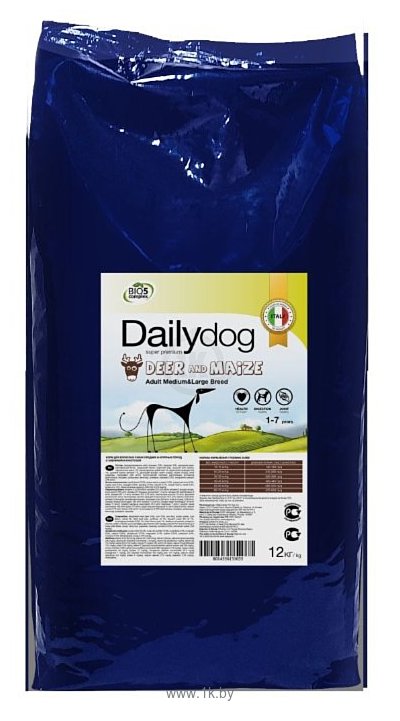 Фотографии Dailydog (12 кг) Adult Medium and Large Breed Deer and Maize
