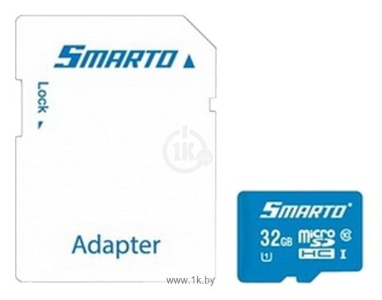 Фотографии Smarto microSDHC Class 10 UHS-I U1 32GB + SD adapter