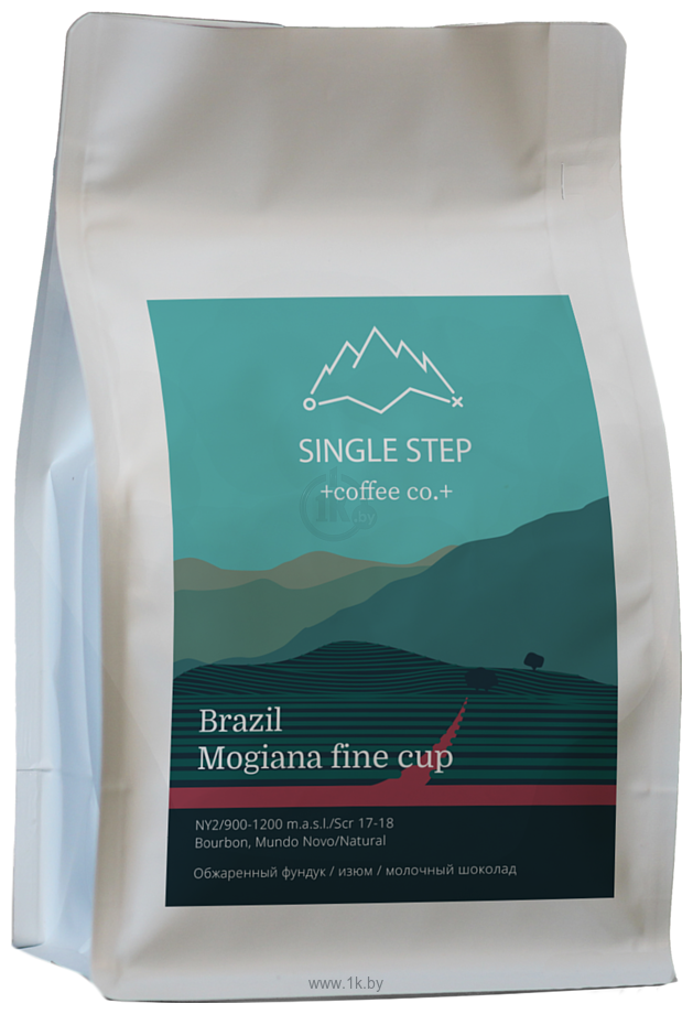 Фотографии Single Step Coffee Brazil Mogiana Fine Cup в зернах 250 г
