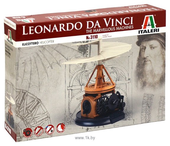 Фотографии Italeri 3110 Leonardo Da Vinci: Helicopter