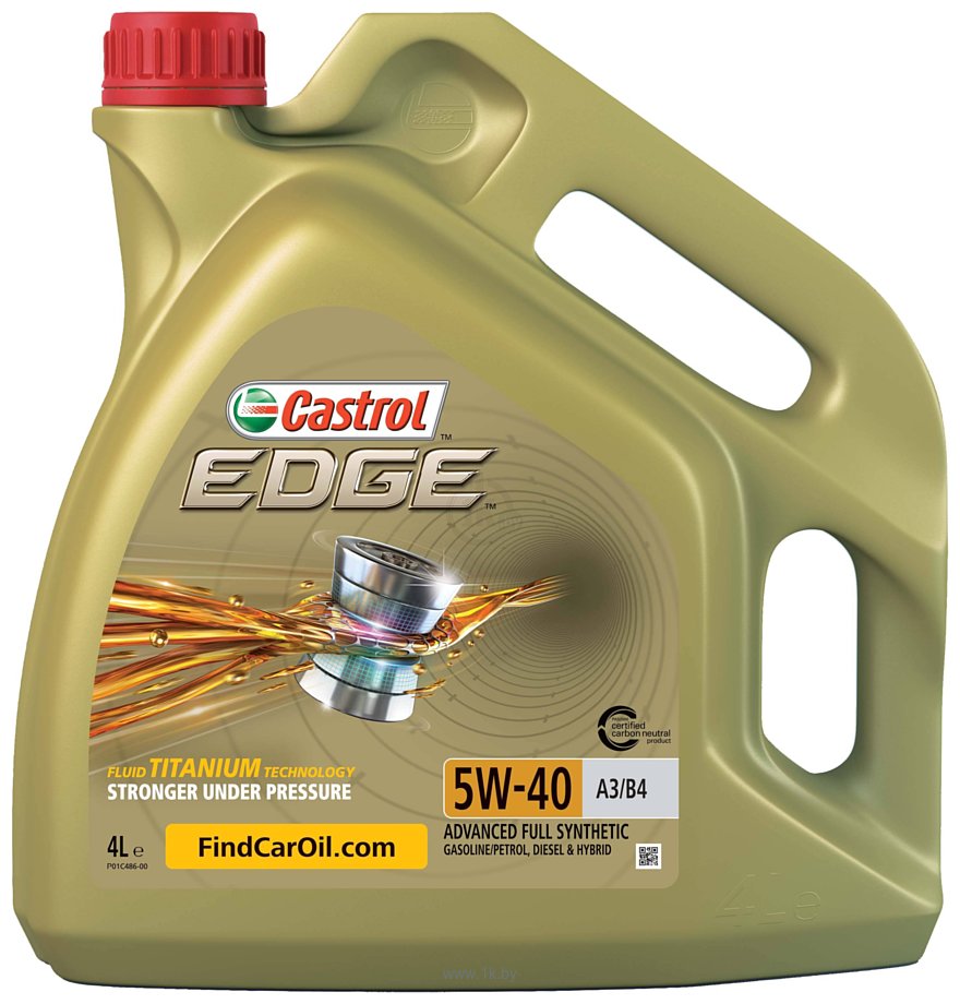 Фотографии Castrol EDGE 5W-40 A3/B4 4л