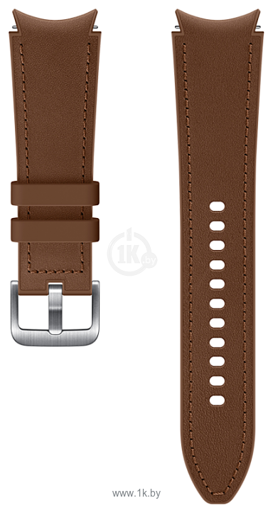 Фотографии Samsung Hybrid Leather для Samsung Galaxy Watch4 (20 мм, M/L,коричневый)