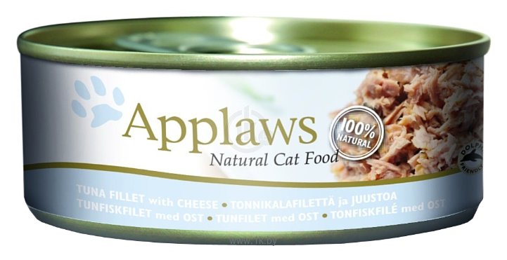 Фотографии Applaws Cat Tuna Fillet with Cheese canned (0.156 кг) 1 шт.