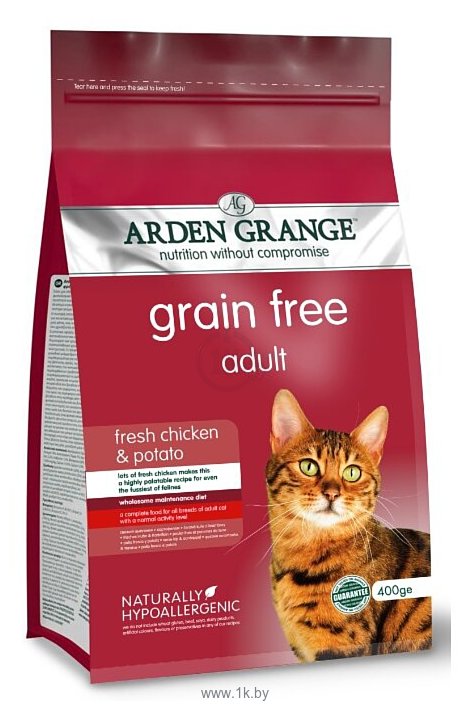 Фотографии Arden Grange (0.4 кг) Adult Cat курица и картофель сухой корм беззерновой, для взрослых кошек