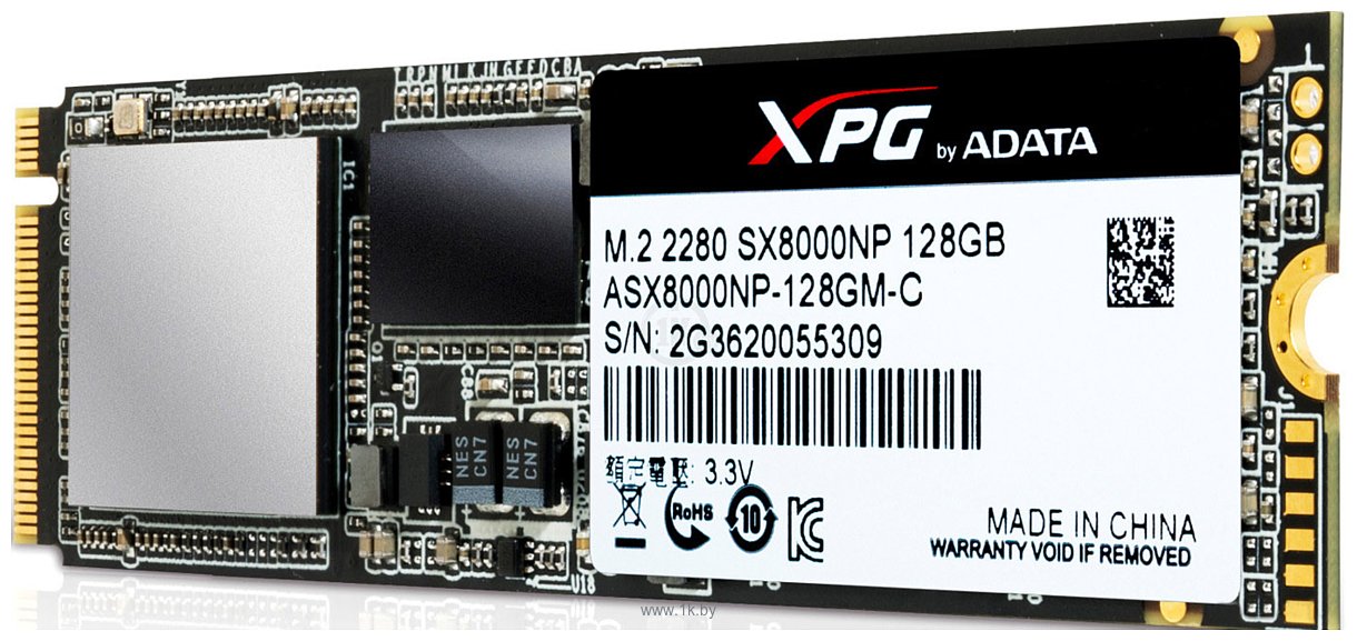 Фотографии ADATA XPG SX8000 128GB ASX8000NP-128GM-C (без радиатора)