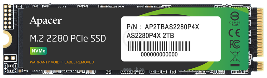 Фотографии Apacer AS2280P4X 2TB AP2TBAS2280P4X