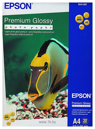 Фотографии Epson Premium Glossy Photo Paper A4 20 листов (C13S041287)