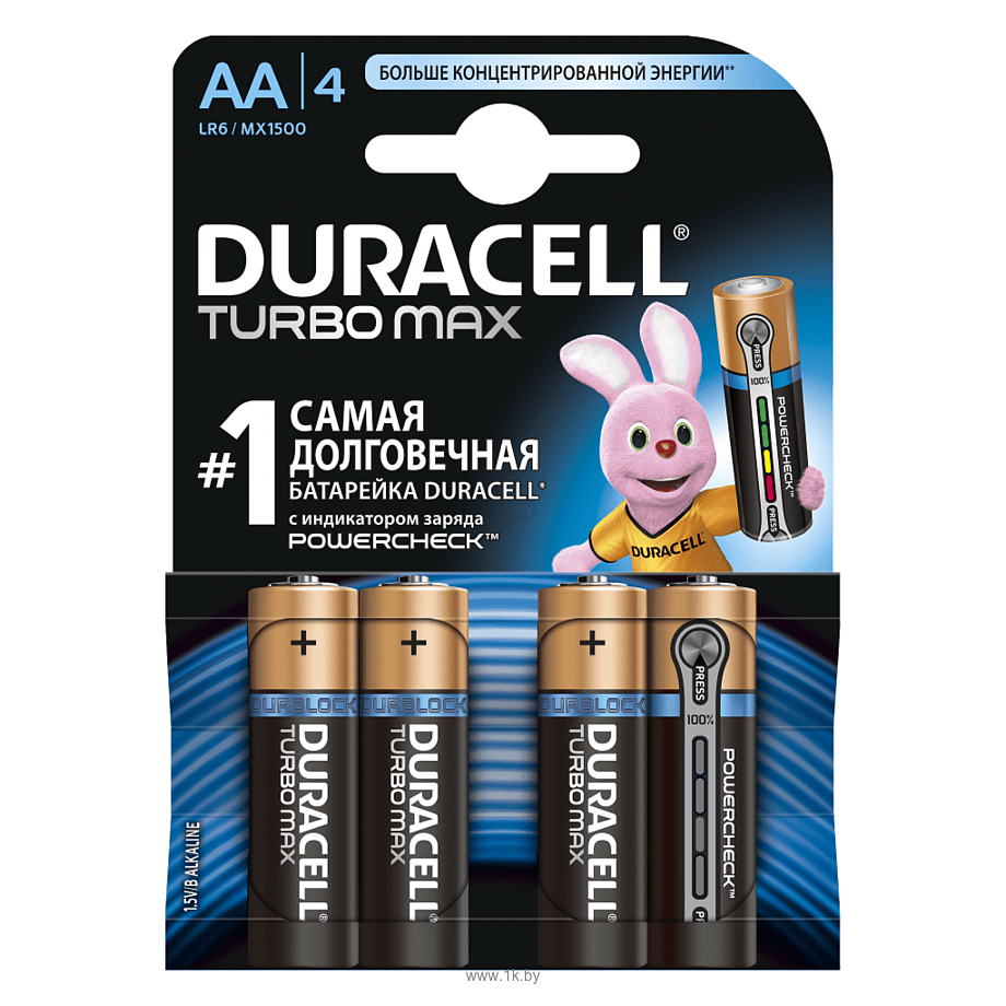 Фотографии DURACELL AA Turbomax 4 шт.