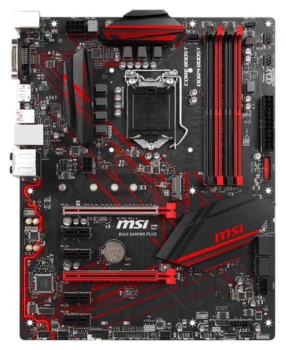 Фотографии MSI B360 GAMING PLUS